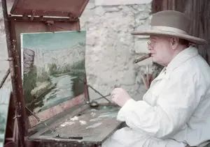 Churchill Painting