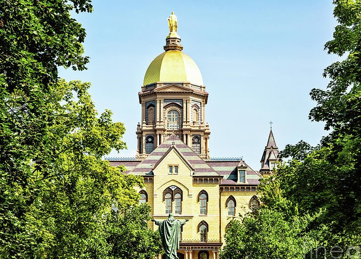 Golden Dome at Nortre Dame Golden Dome at Nortre Dame