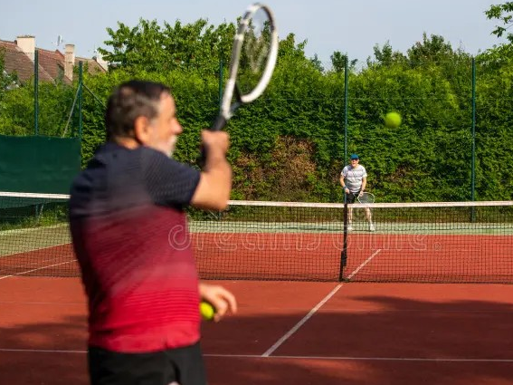 Playing Tennis